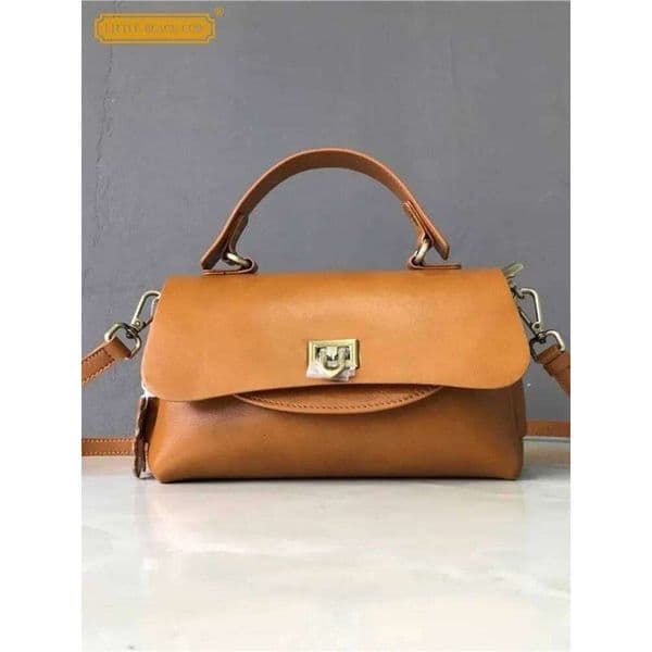 Female Genuine Leather Crossbody Bags Handbag Totes Women Casual Hasp Single Shoulder Solid Color Office Lady Messenger Bag St251202