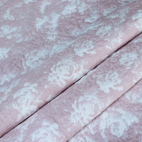 Floral Jacquard Print Summer Cooling Mattress Cover - Soft Touch Fabric