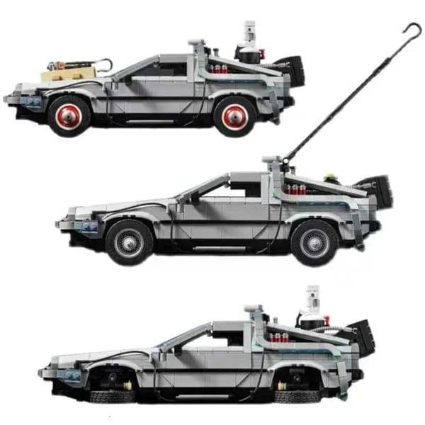 Cpatible 10300 Back to the Future Time hine DeLorean DMC-12 Building Blocks Construction Car Bricks Toys For Children Gifts C260326 Y260528+1