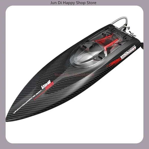 Udi022 High-Speed Water-Cooled Brushless RC Boat Adult Toy Gift Large Remote Control Speedboat with Carbon Fiber Pattern X251202