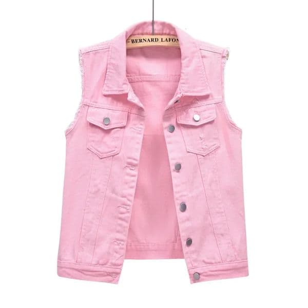 Coats Fashion Clothes Casual Vintage Elegant Sleeveless Denim Vest for Women Jacket Spring Streetwear Clothing Autumn 251129