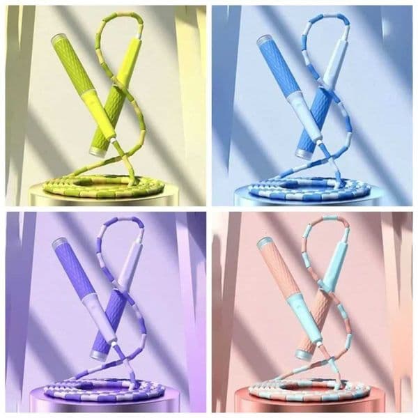 Adjustable Soft Beaded Skipping Rope Strong Flexibility Lighten Jumping Training Rope Portable DurableT251202