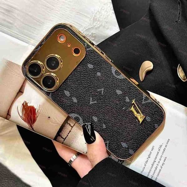 Cell Phone Cases Designer Case for iPhone 17 16 15 14 13 Pro Max Hi Quality Monogram Leather 17promax 17pro 16promax 15promax 16pro 15pro 14pro Plus 12Pro Luxury Cover