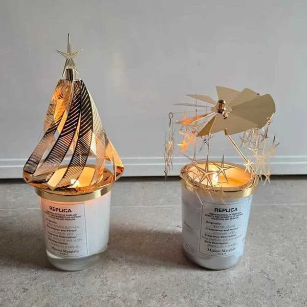 Diptyqueing Christmas Tree Romantic Candles Scented Fragrance Carousel Scented Candle Lid Perfume Aroma Home Decor Luxury Gift T251202WW2N