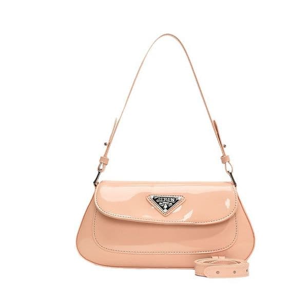 Designer Underarm Bags New Womens Stylish Versatile Solid Color Glossy High-Quality Trendy Shoulder Crossbody Bag