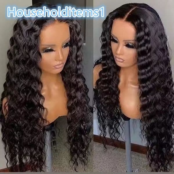 Raw Cuticle Aligned Indian Hair 13x4 13x6 Lace Front Wig Human Hair Pre Plucked Deep Wave Hd Lace Frontal Wig Vendor