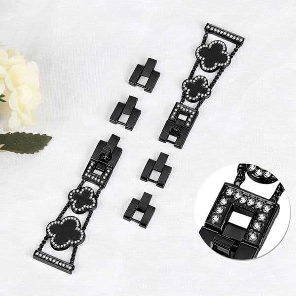 Four-leaf Clover Diamond Metal Strap for Watch Ultra2 49mm 46mm 44/42/41/40/38mm Band for Iwatch Series10 987 SE Bracelets Z251203 Z260603