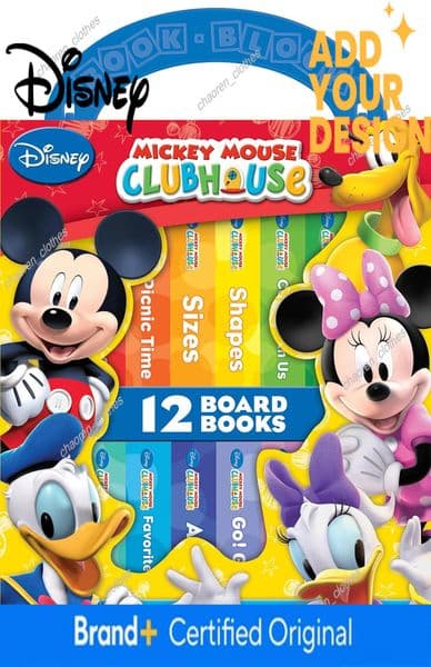 Disney Junior Mickey Mouse Clubhouse My First Library Board Book Block 12-Book Set - PI Kids