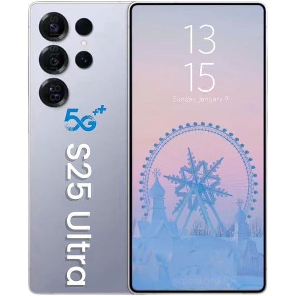 SAM S25 S24 Ultra 5G Smartphone Android 16GB+1T/512GB Dual SIM Dual Standby Full HD Touch Screen Face Recognition Dual Cameras Support Multi-Language Mobile Phone