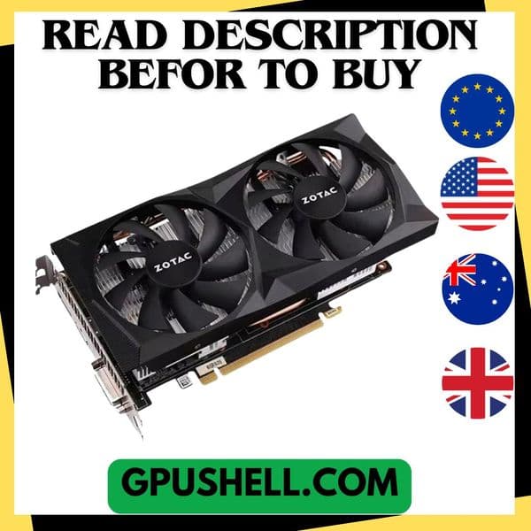 2024 Used ZOTAC RTX 2060 6GB GDDR6 192bit Tu116 12Nm Hot selling in Market