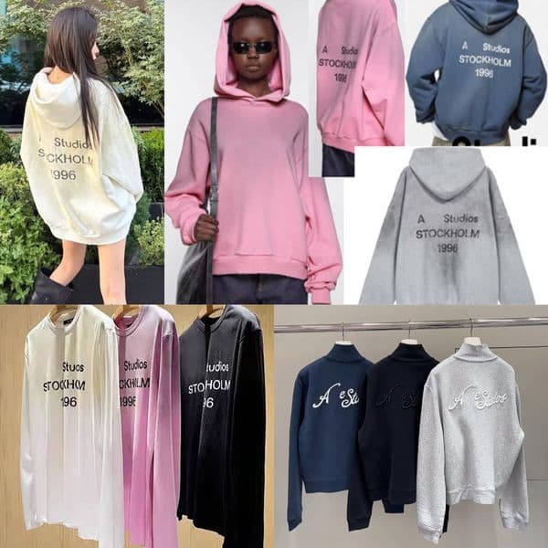 Designer Hooded Sweatshirt Long-Sleeve Top Vintage Distressed Fall/Winter Men's & Women's Letter Print Distressed Hooded Sweatshirt Sizes S-L