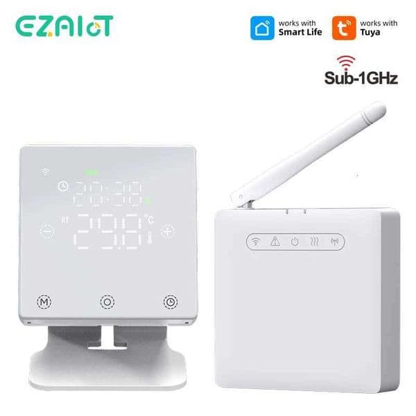 Tuya WiFi Smart Thermostat Heating Water Gas Boiler Low Power Battery Powered Wireless Temperature Controller Alexa Google Home X251203