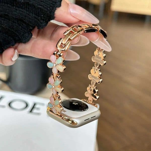 Nice Colorful Metal bracelet link For Apple Watch band Series 11/8/7/6/10/9 40mm 41mm 38mm 42mm 44mm 45mm 46mm Strap Z251203
