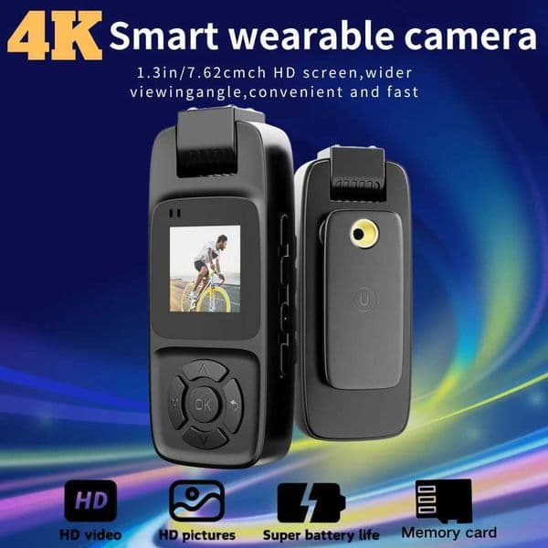 Mini Sports Video Recorder Anti-shake tra HD 4K Camera Outdoor Cycling Recorder Wifi Hotspot DV Camera Body 360 Lens Recorder Y251203