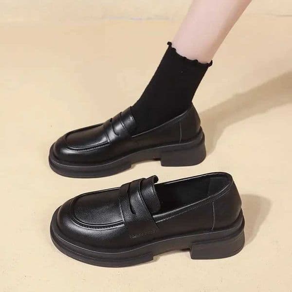 New Japanese Style College Student Shoes Cosplay Lolita Shoes for Women/Girl Fi Black/Coffee Uniform Platform Shoes 2025XJ251203