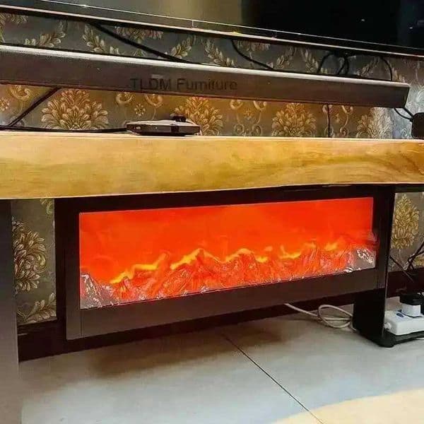 Decoration Simulated Fireplaces Desktop Home Living Room Ambient TV Cabinet Fireplace Flame Lamp Fake Firewood Light X2512031