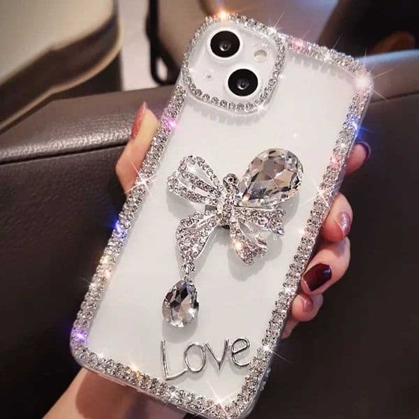 Cases for Galaxy S25 S24 S23 S22 S21 S20 S10 S9 Ultra Plus FE Note 20 10 Case Diamond Rhinestone Phone Cover Sunjolly M251203