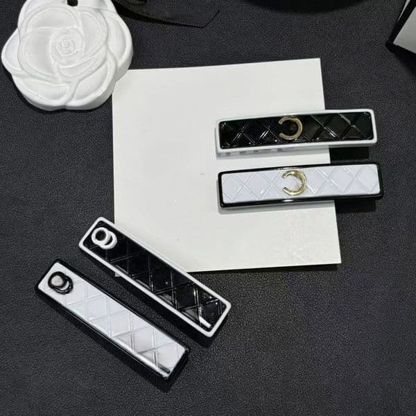 Luxury Letters Designer Hair Clip Barrettes Hairclip 18k Gold Vintage Fashion Brown Hairclips Clips Headband Barrette
