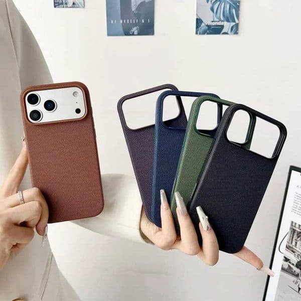 Techwoven magnetic phone case suitable for iPhone 17 Pro 16 17 Pro Max woven fabric matte wireless charging back cover M251203
