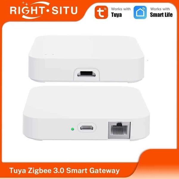 Tuya ZigBee 30 Smart Hub Wireless/Wired Bridge for App Voice Remote Control Works with Alexa Google Home Assistant X251203