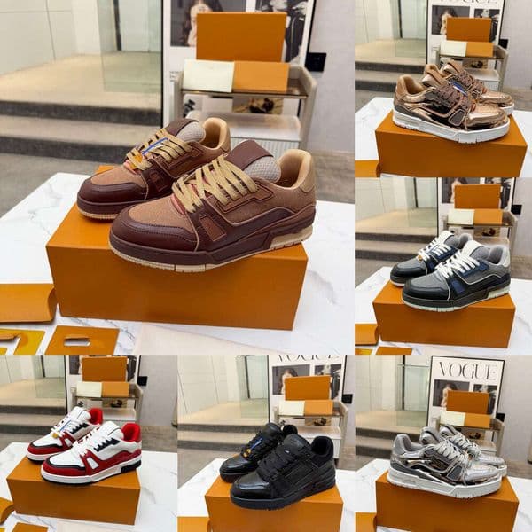 designer mens shoe luxury trainer 2025 top quality casual sneaker Lace-up flat dress ultra-light foamed outdoor running wear-resistant comfortable sport shoes