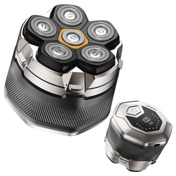 Sweker Shaver for Bald Men Magnetic Electric Razor for Men IPX7 Waterproof Rechargeable Beard Shavers Y251203