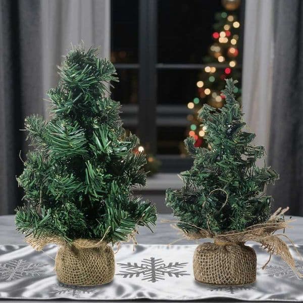Mini Christmas Trees Artificial Plants He Desktop Ornaments Fake Pine Christmas Artificial Potted Plants Holiday Party Decor H251204