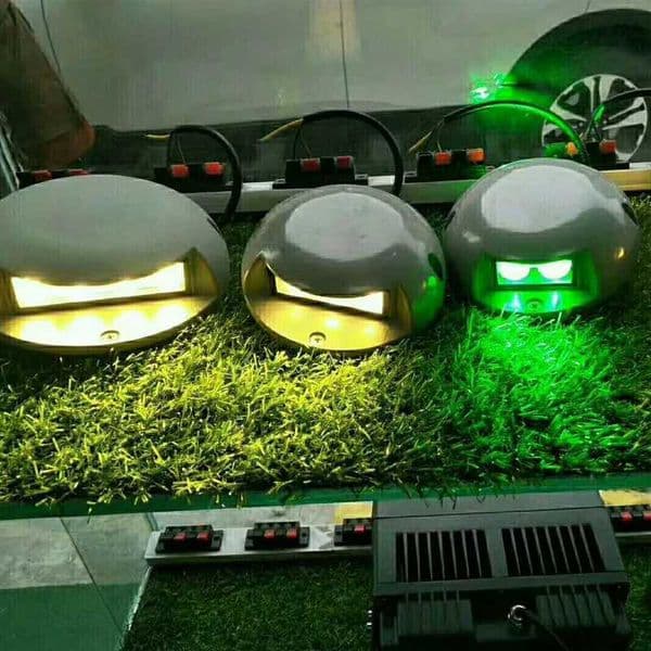 9W 6W 3W LED Inground Light Outdoor Underground Lights Recessed Spotlight Kit IP67 DC12V-24V Patio Pavers Floor Deck Stair Lamp M251204