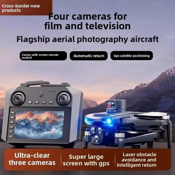 Large Screen Drone Aerial Photography GPS Positioning Return Intelligent Obstacle Avoidance Brushless Professional Remote Control Aircraft Drone toy
