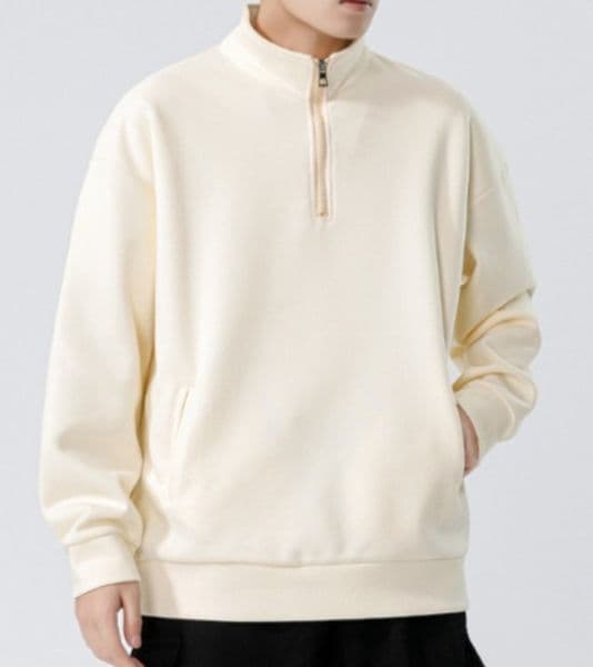 81 Turtleneck Sweatshirt for Men Autumn and Winter Thickened Loose Trendy Solid