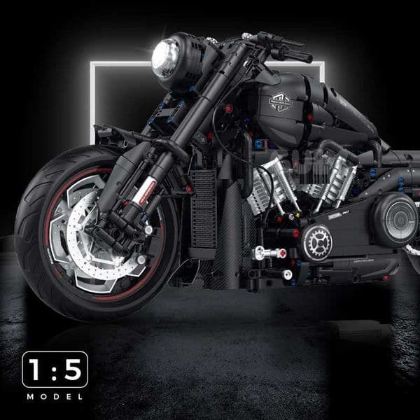 2000pcs Super Racing Dark Motorcycle Technical Blocks Motorbike Model MOC Bricks Sets Gifts for Boys Adult Kids DIY Toys 15 Y251204