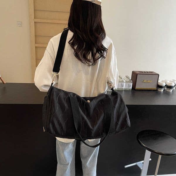 Travel Bag Outdoor Commuting Luggage Bag Oxford Cloth Waterproof Dry Wet Separation Luggage Fitness Bag