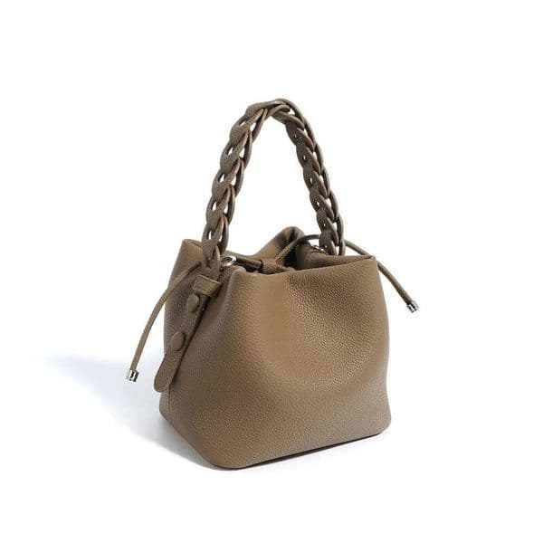 Manufacturer New Design Custom Wholesale Women Vintage Fashion Tote Handbags Genuine Leather Bucket Hand Bags For Ladies 251201