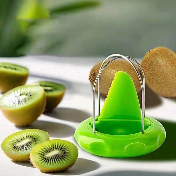 Kiwi Cutter with Easy Grip Handle Tool Stainless Steel Pitter for Fruit Soft Vegetable Professional Kitchen Gadget 251202