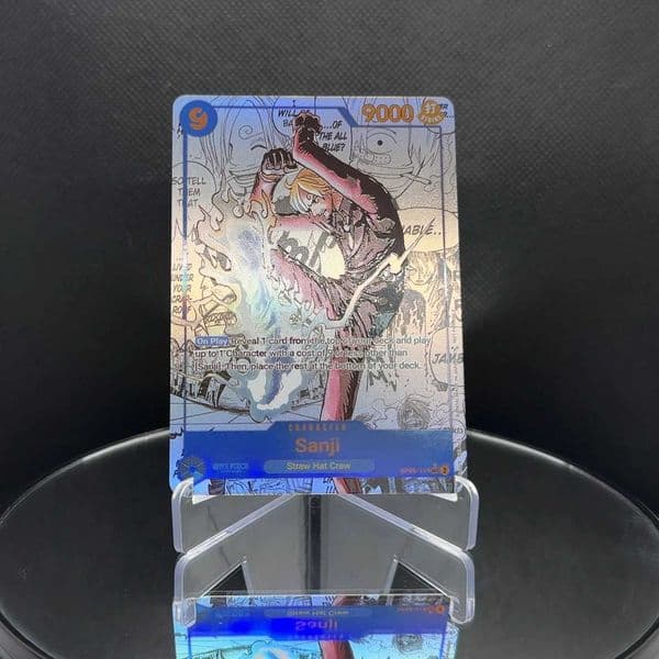 Piece English Manga card OP06-119 Manga Sanji Traditional Printing Textured Foil Card Collectible Cards L251204OSH2