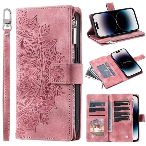 wwEmbossing LLeather Wallet Case For Redmi Note 14 Pro 13 12 11 Pro Plus 5G 12S 11S 10S 9S 10 9 Pro 4G EU Flip Cover 251121
