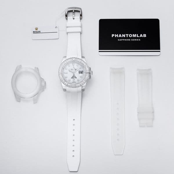 ER Factory 40mm 3135 automatic mechanical movement Frost polycarbonate -PMMA Crystal case mens watch designer watch watches men relojes wristwatches