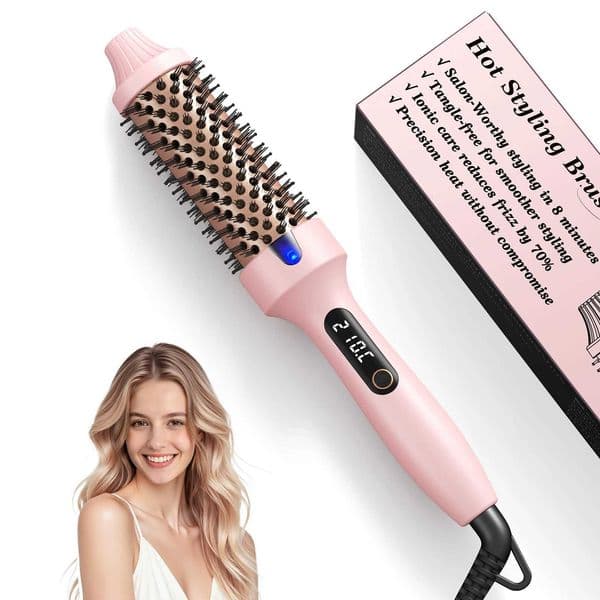 110-240V Heated Curling Iron B Roller Volumizing Air Wrap Hair styling appliances Professional Hair Curler Straightener Y251204