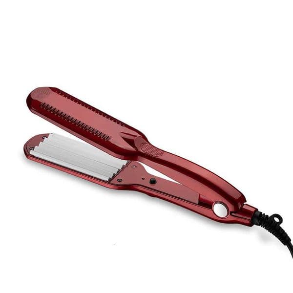 Professional ceramic corrugated iron for wave corrugation flat irons curling cone adjust temperature Wide hair Wave Plate W251204