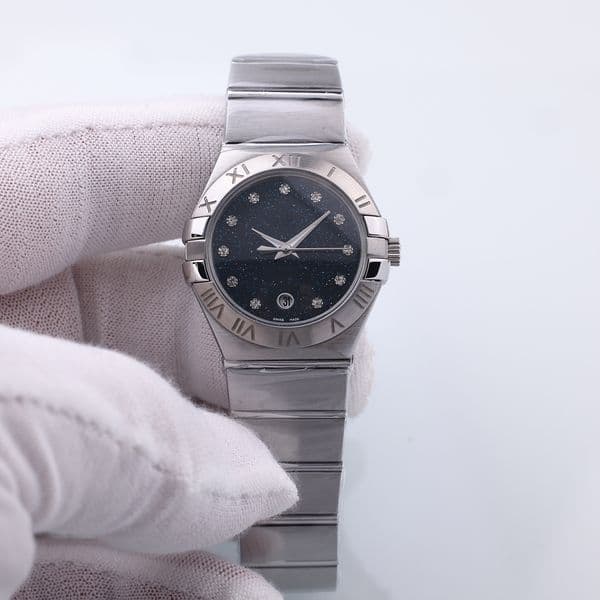 2026 Women OM CONSTELLATION Watches 28MM Automatic Movement Stainless Steel Watch womens Mechanical Quartz Wristwatches waterproof Luminous montre de luxe #162