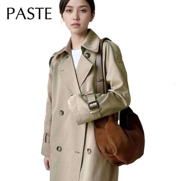 New 2025 Winter Russia Style Camel Deep Red Armpit Underarm Shoulder Matting Suede Cow Leather Female Crossbody Bag 251205