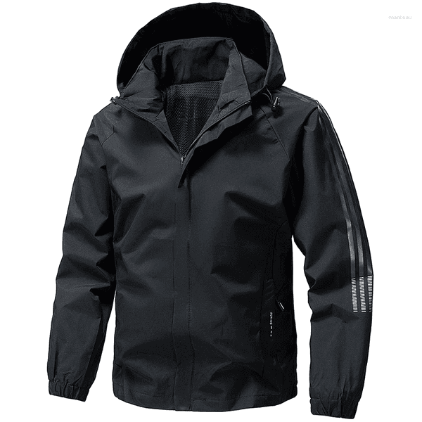 Men's Jackets Detachable Cap Jacket For Spring And Autumn Style Top Casual Versatile Youth Clothing