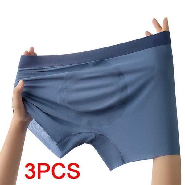 Ice Silk Panties Boxer Shorts Mens Ultra-thin Panties Gifts for Men Boxers and Underpants Man Underwear Hot Briefs Male Square X251205