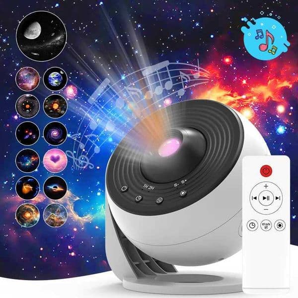 Star Projector Galaxy Night Light HD Lmage Disc Upgraded Planetarium Projector With Remote Control Bluetooth Function For Room X251205