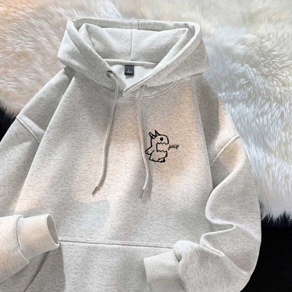 2025 Hoodie Mens Versatile Autumn/Winter Trendy Brand Student Monster Printed American Coat TopXJ251205
