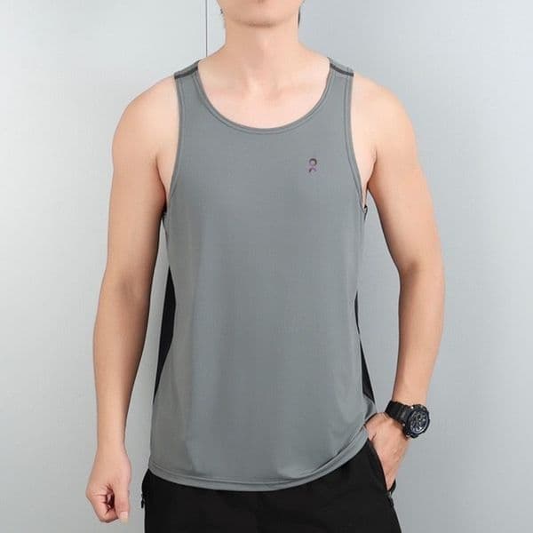 Mens Tank Tops Summer Slim Fit Sports Breathable Underwear Top fitness Gym T-shirt