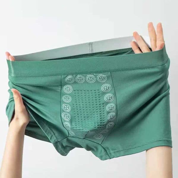 Mens Autumn Winter Boxer Massage Pants Comfortable Breathable Energetic With Mid Waist Flat Angle Four Cornered Pants X251205