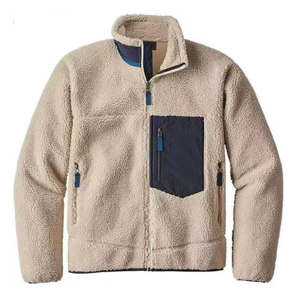 Luxury Designer Fleece Jacket Coats Mens Jackets Hooded Sweatshirts Thick Warm Down Classic Retro Antumn Winter Lambswool Cashmere Embroidery Pa Men Coat