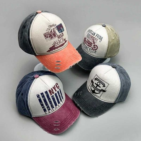 Men Women Cotton Fashion Snapback Caps Versatile Leisure New Cowboy Baseball Hat Street Hip-hop Sunshade Outdoor Sport American J251204