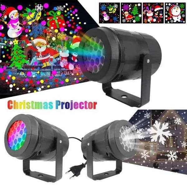 Christmas Projector Lights Outdoor Holiday Led Projection Lamp Waterproof Xmas Decor Snowflake Laser Light Party Stage Lights X251205